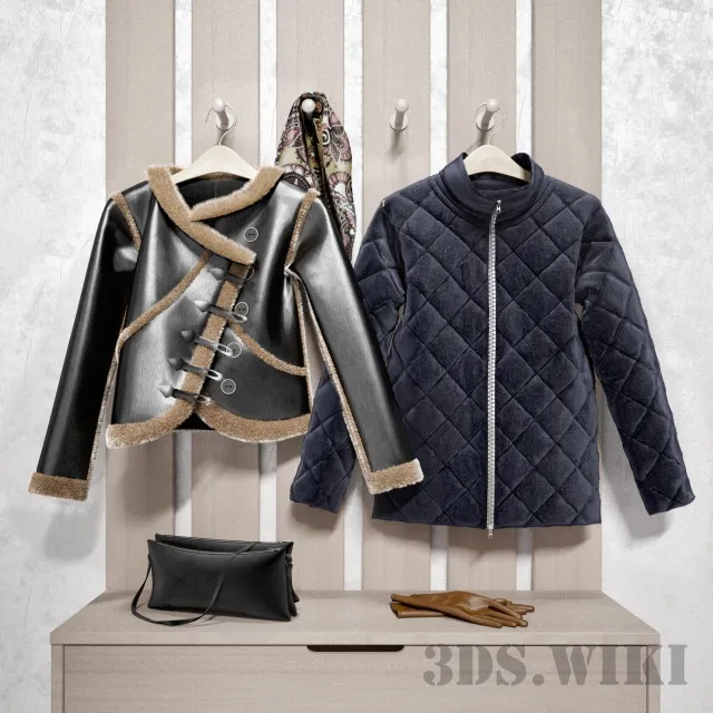 decoration – Autumn Clothes 3ds Max