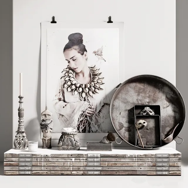 decoration – AVE Paulina Arcklin Decorative Set 3ds Max