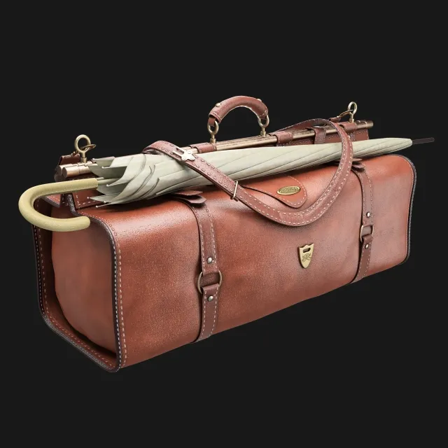 decoration – Bag Colonel Littleton 3ds Max