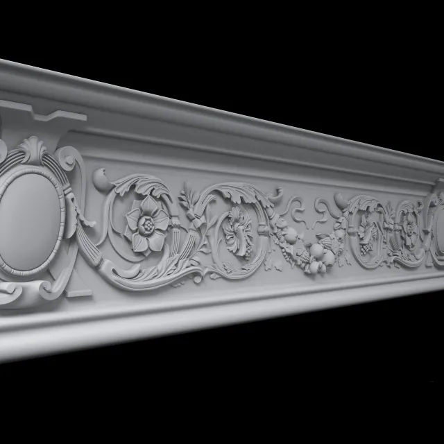 decoration – Bas-relief 01 3ds Max