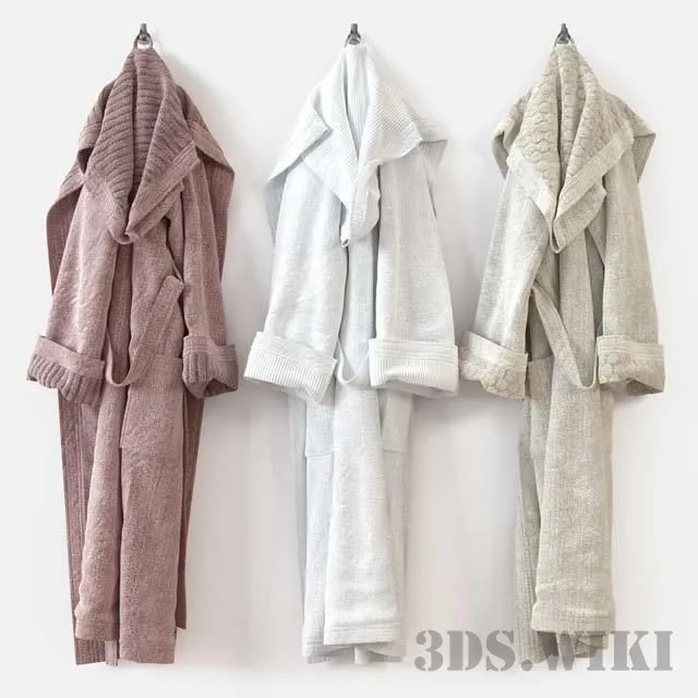 decoration – Bath robe 3ds Max