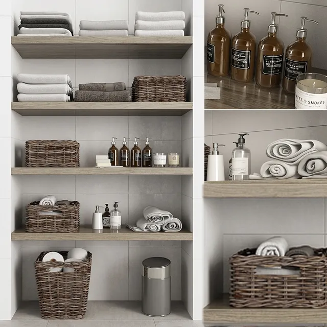 decoration – Bathroom Decor 3ds Max