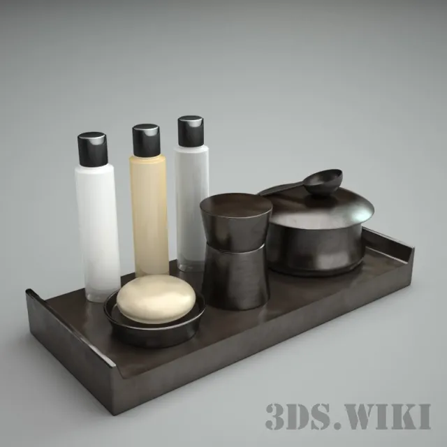 decoration – Bathroom decorative set 3ds Max