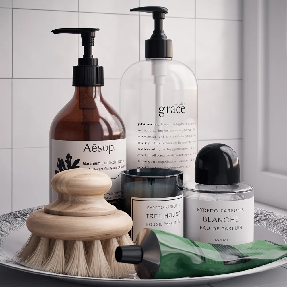 decoration – Bathroom Set 04 3ds Max