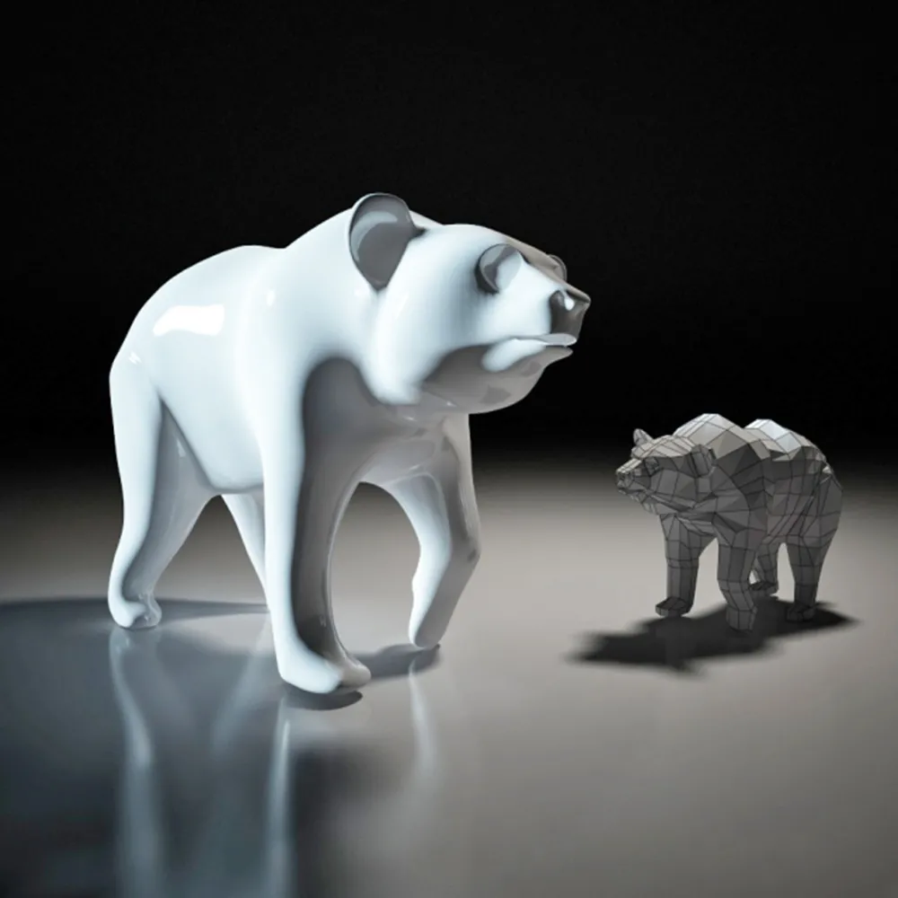 decoration – Bear figure 3ds Max