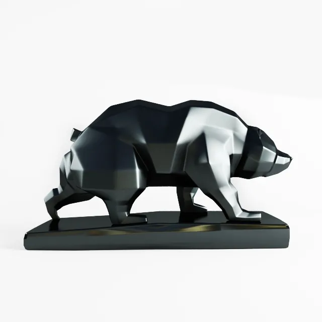 decoration – Bear sculpture 3ds Max