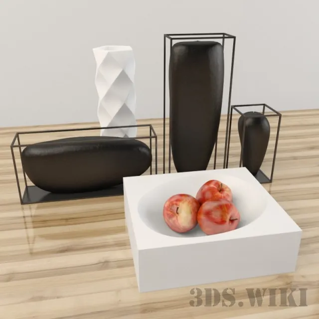 decoration – Beautiful decorative set 3ds Max