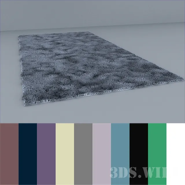 decoration – Beautiful soft carpet 3ds Max