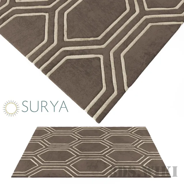 decoration – Beautiful Surya rugs 3ds Max