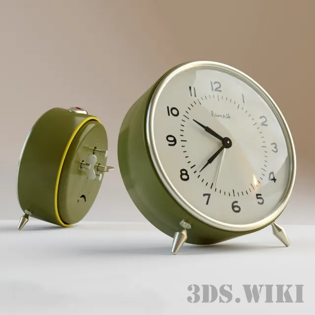 decoration – Beautiful table clock Vityaz 3ds Max