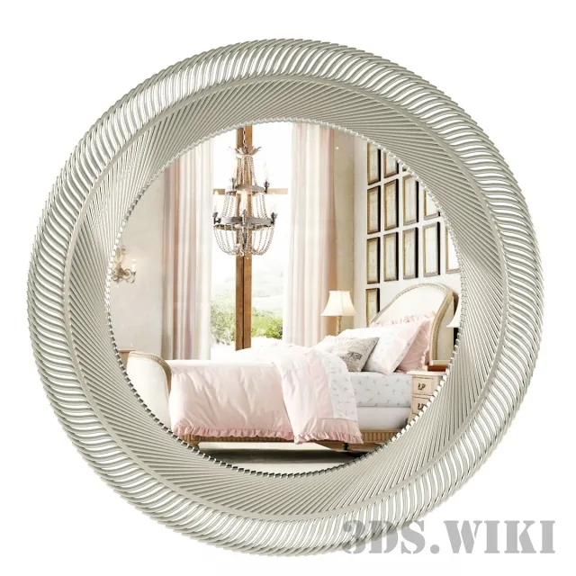 decoration – Bedroom wall mirror 3ds Max
