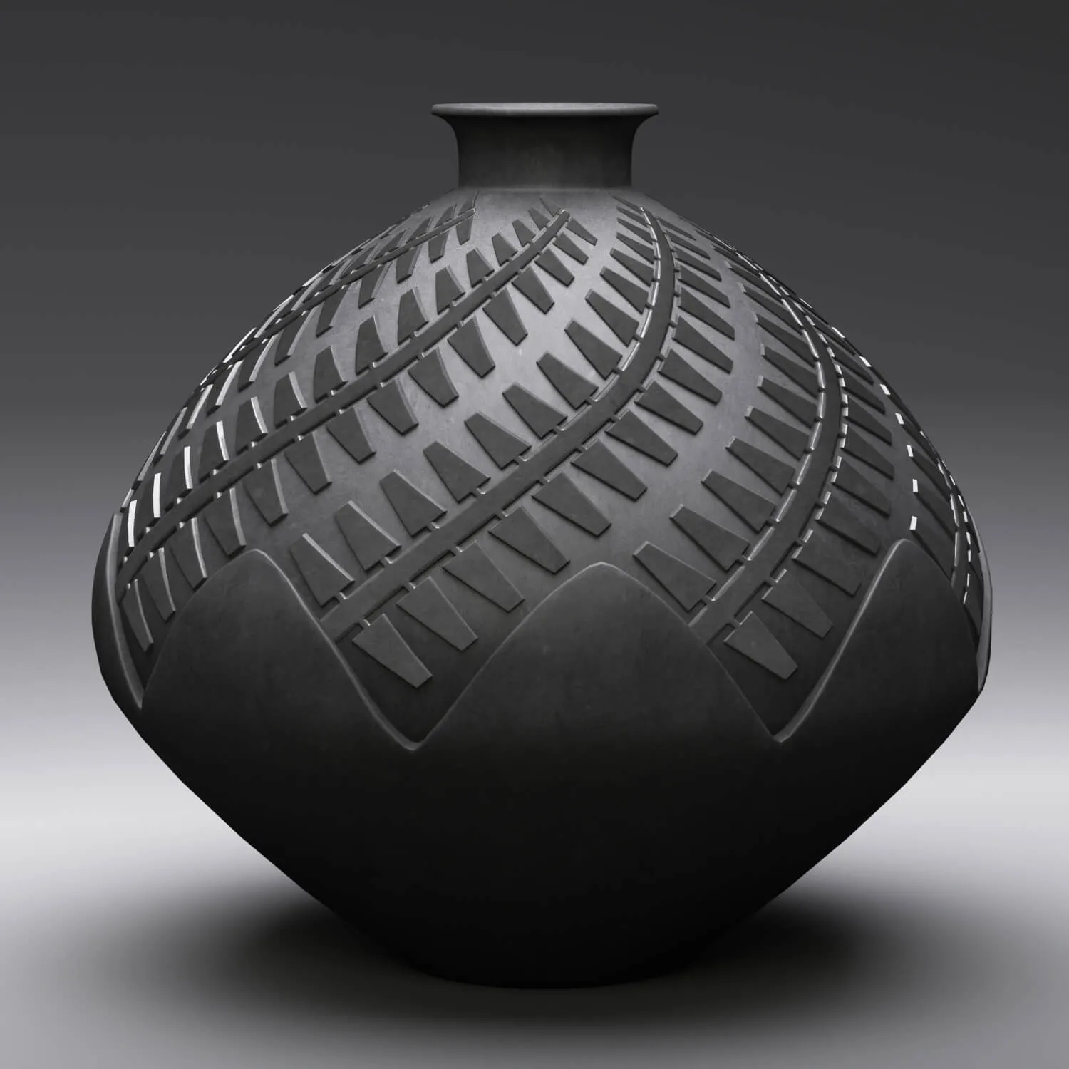 decoration – Black vase 3ds Max