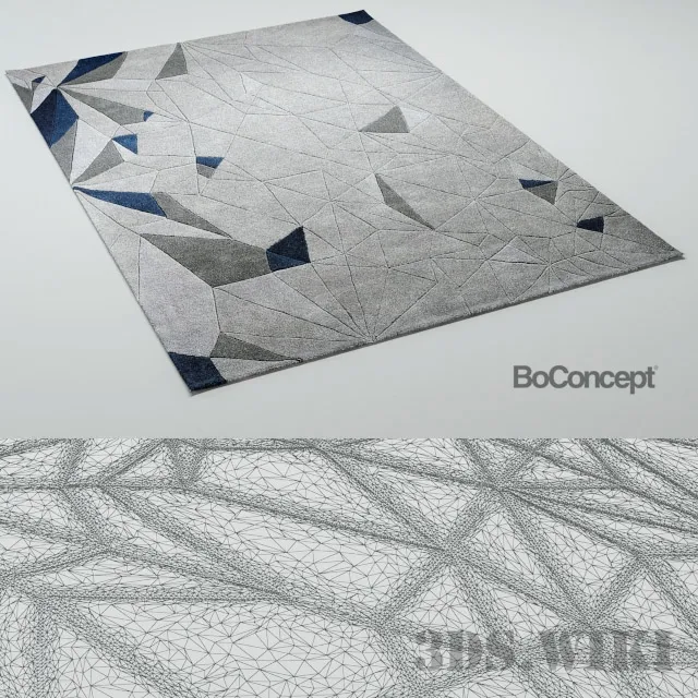 decoration – BoConcept LION carpet 3ds Max