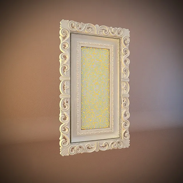 decoration – BodyLight 120 baroque bianco lucido 3ds Max