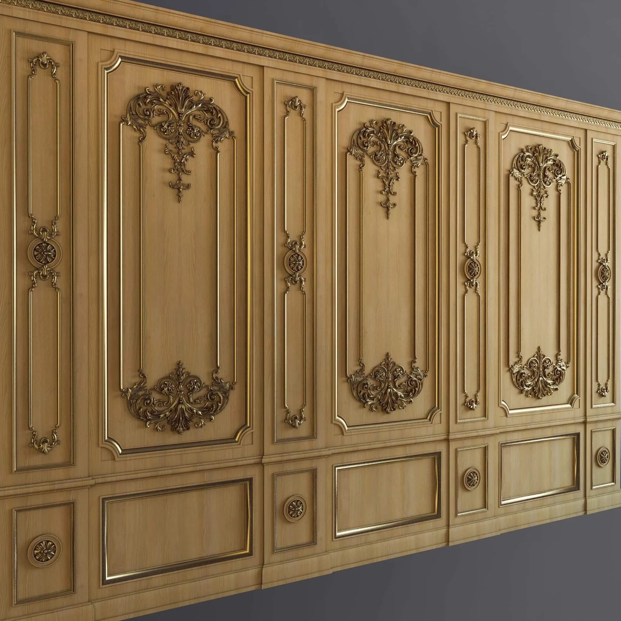 decoration – Boiserie INT-023 3ds Max