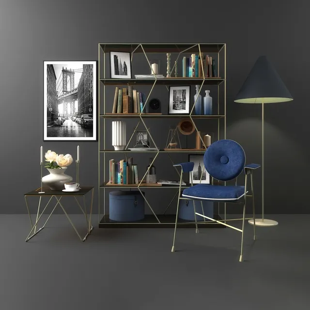 decoration – Bontempi Lexington decor set (2) 3ds Max