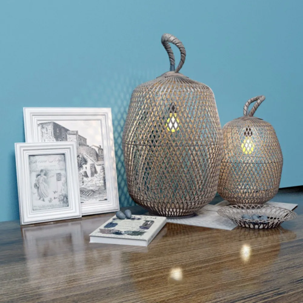 decoration – Book table lamps and pictures 3ds Max