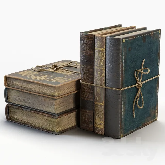 DECORATION – BOOKS – 3D MODELS – 3DS MAX – FREE DOWNLOAD – 2868