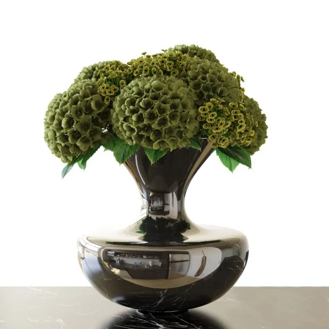 decoration – Bouquet  Hydrangea 3ds Max