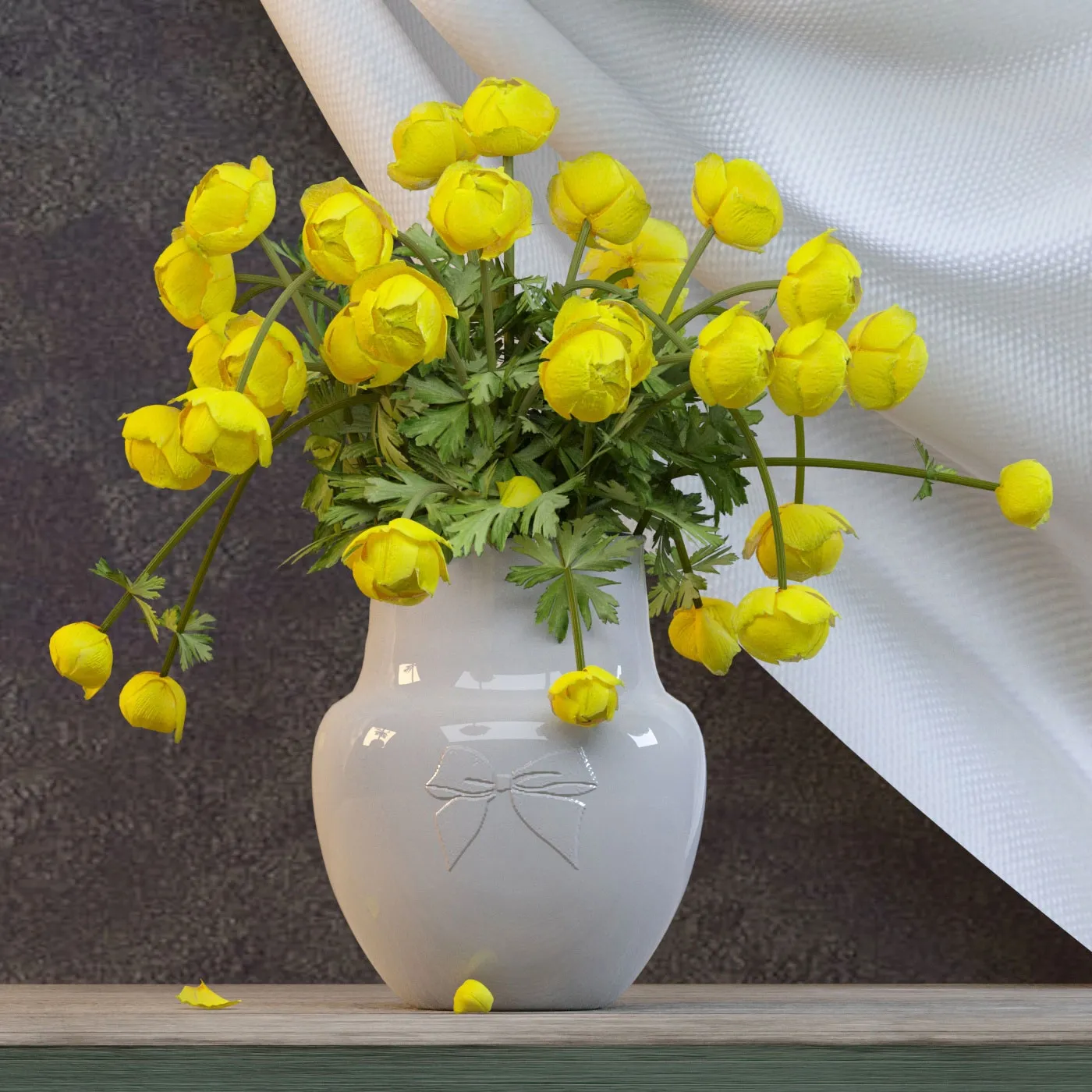 decoration – Bouquet of flowers in a vase 523 3ds Max