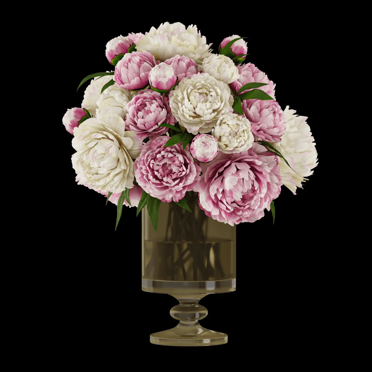 decoration – Bouquet of peonies 3ds Max