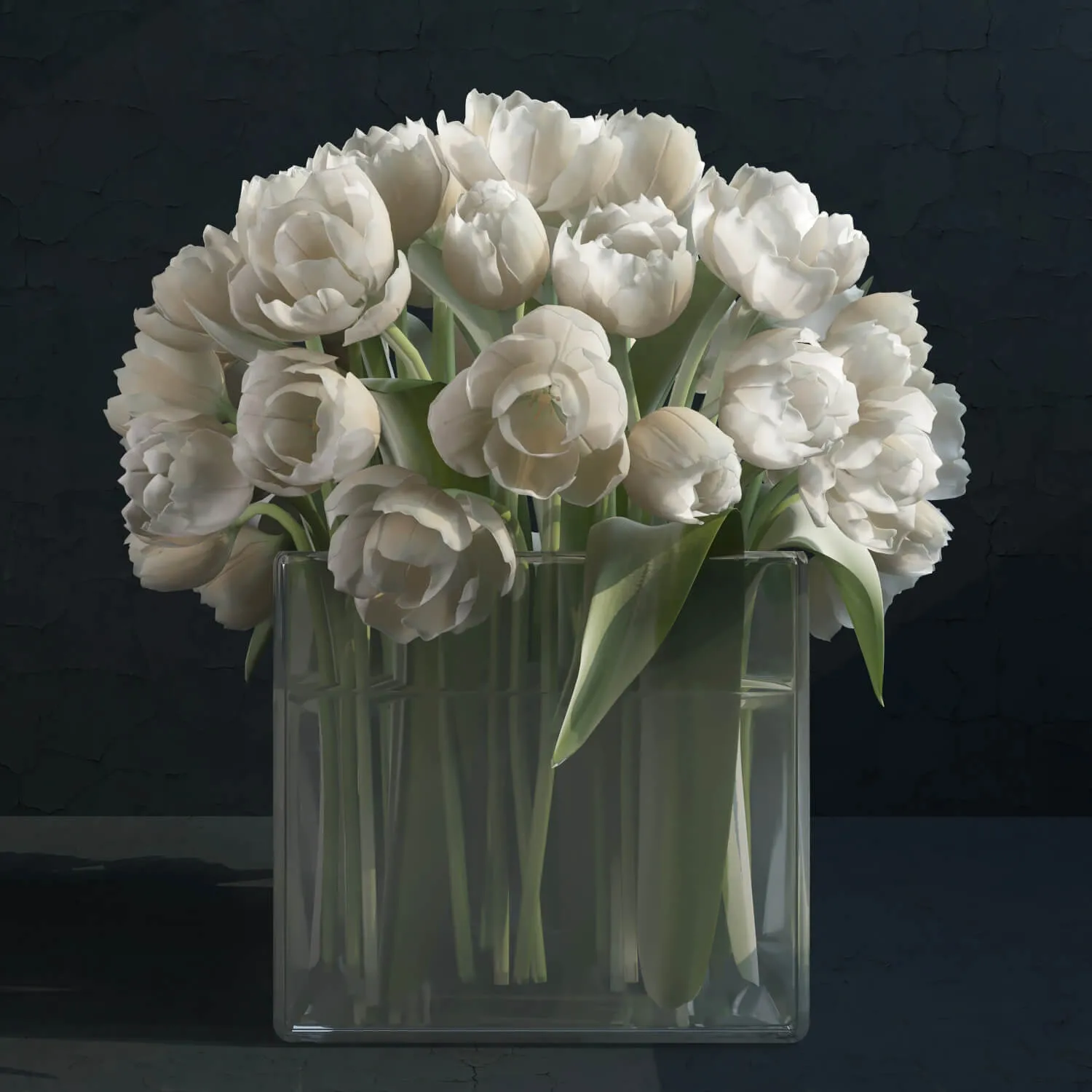 decoration – Bouquet of tulips in a vase 5 3ds Max