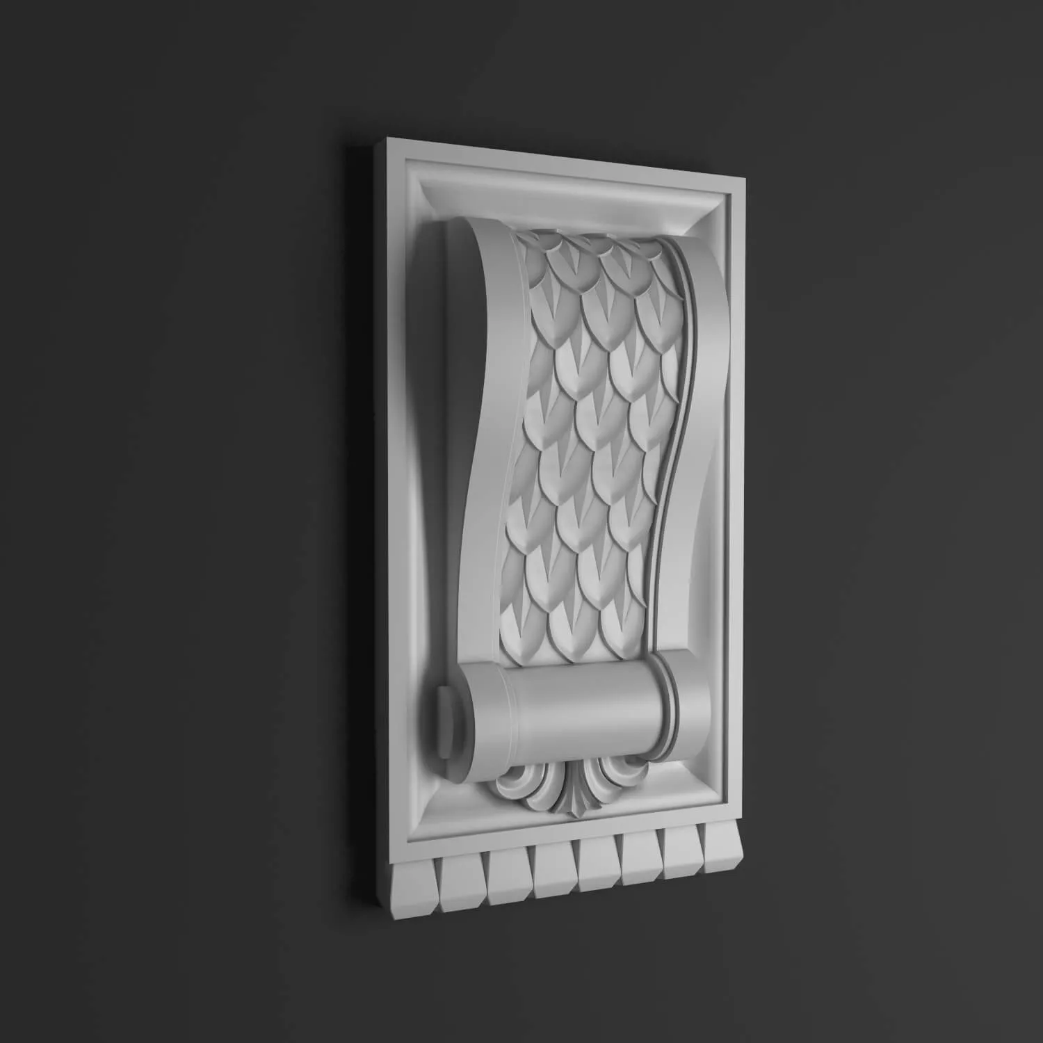 decoration – Bracket decor plaster 3ds Max