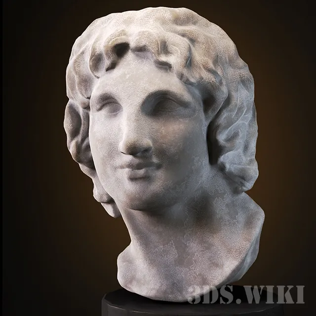 decoration – Bust of Alexander the Great 3ds Max