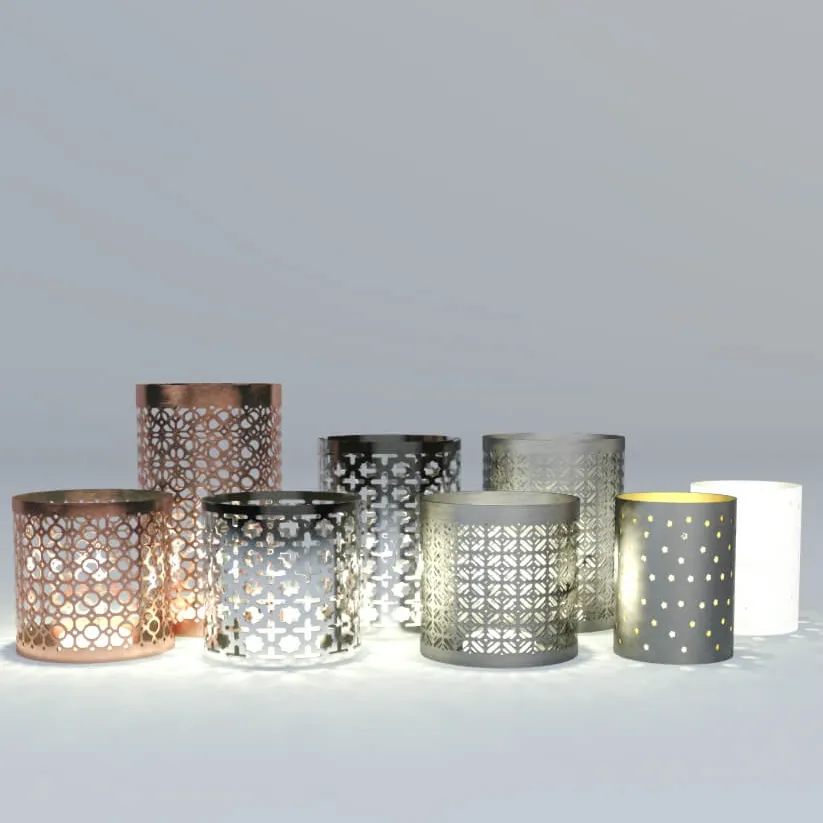 decoration – Candle holder 4 3ds Max