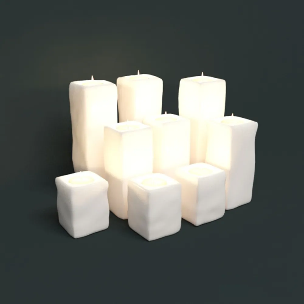 decoration – Candles 3ds Max