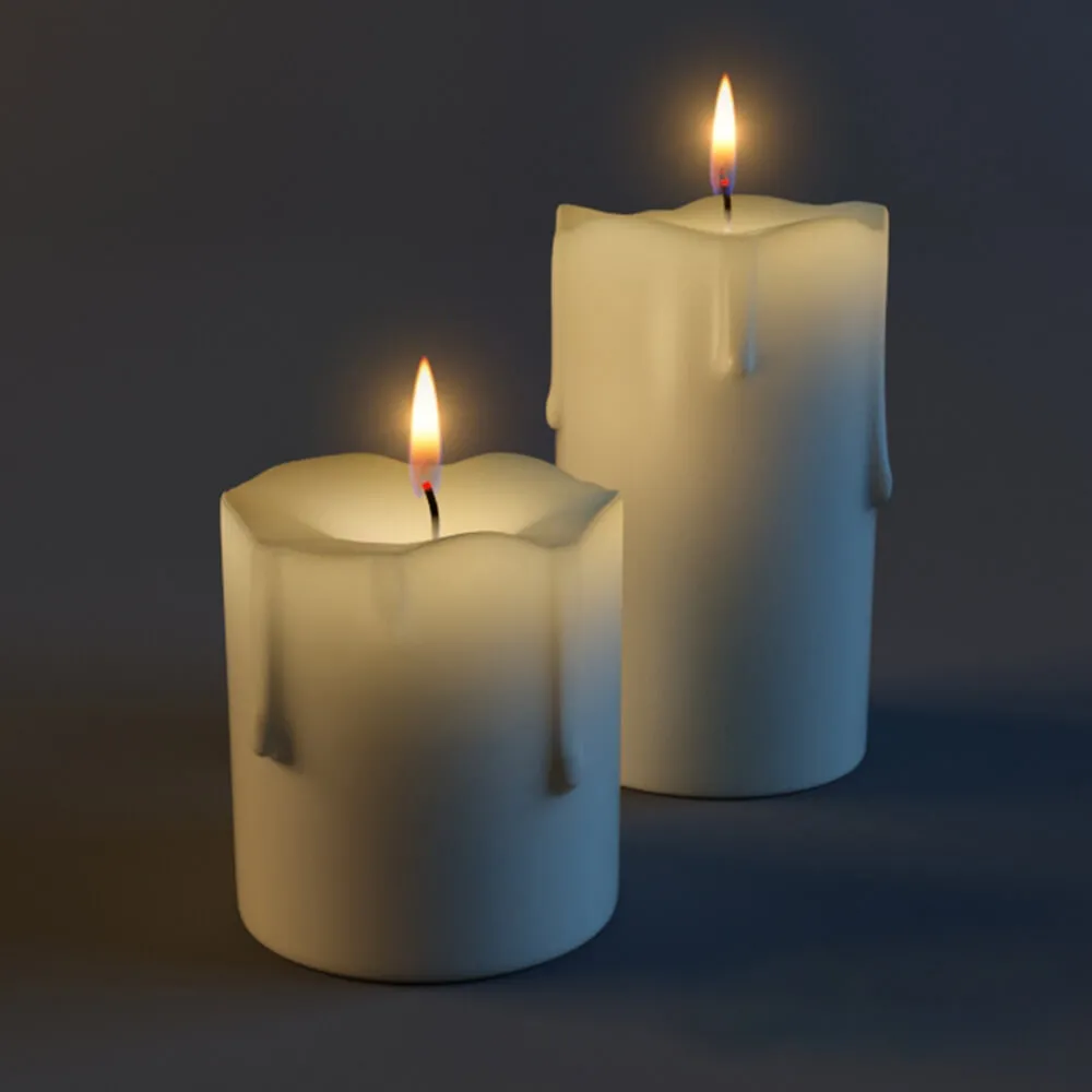 decoration – Candles Candles 3ds Max