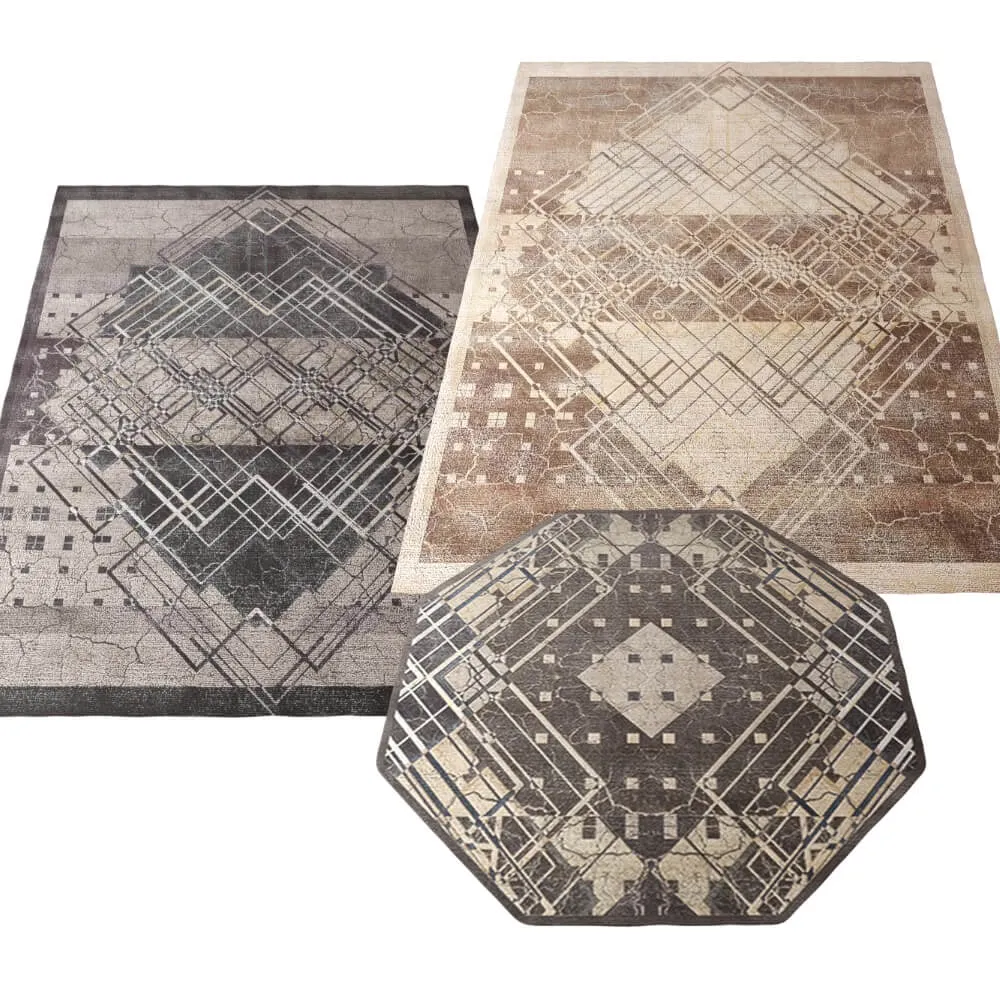 decoration – Carpet Ardor (Habitat) 2400х3000 (3 colors) 3ds Max