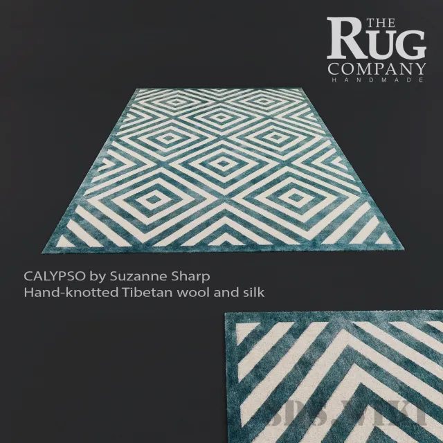 decoration – Carpet CALYPSO by Suzanne Sharp 3ds Max