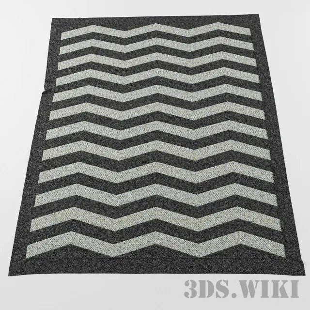 decoration – Carpet Zebrano Zou 3ds Max