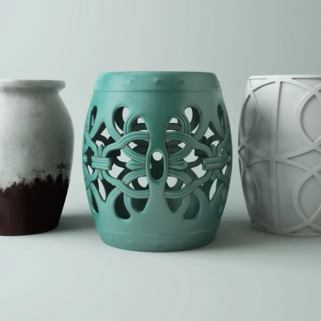 decoration – Ceramic Garden 3ds Max