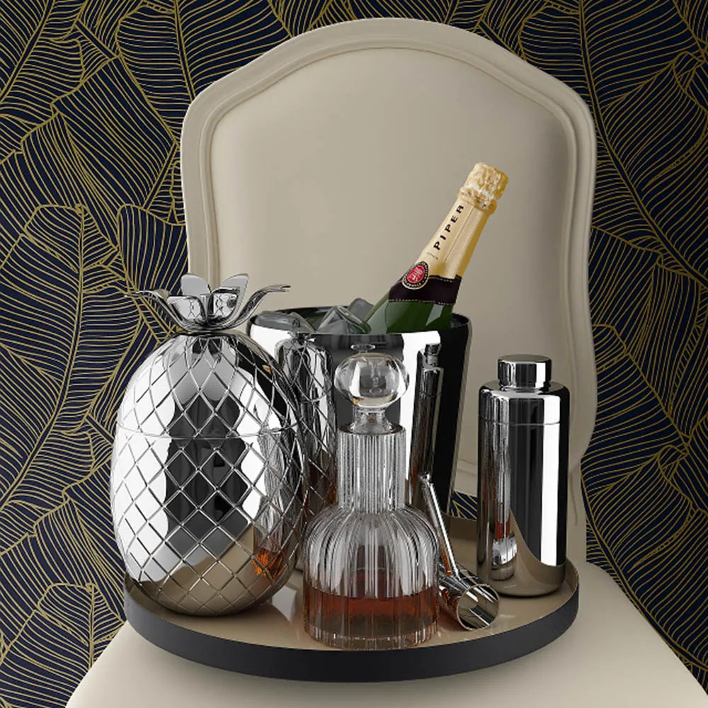 decoration – Champagne with ice 3ds Max