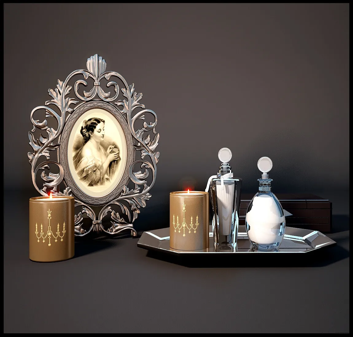 decoration – Charles de la fosse 3ds Max