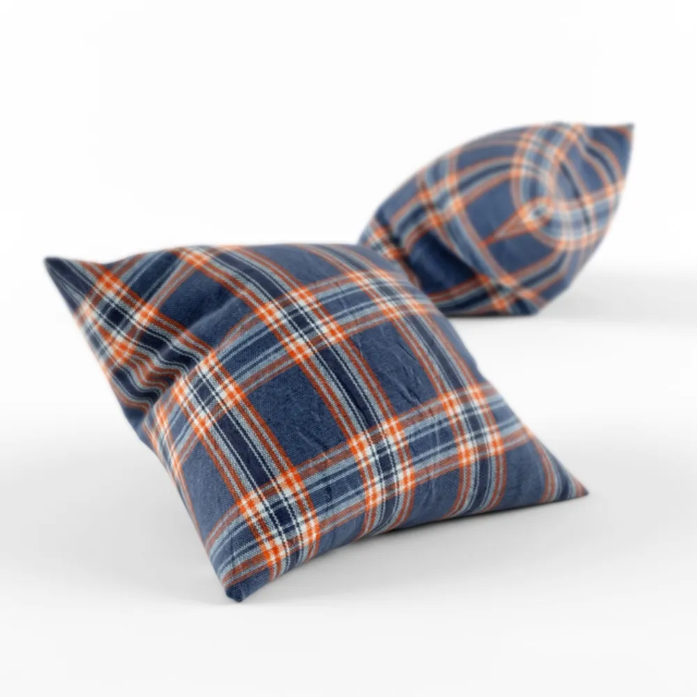 decoration – checkered Pillows 3ds Max