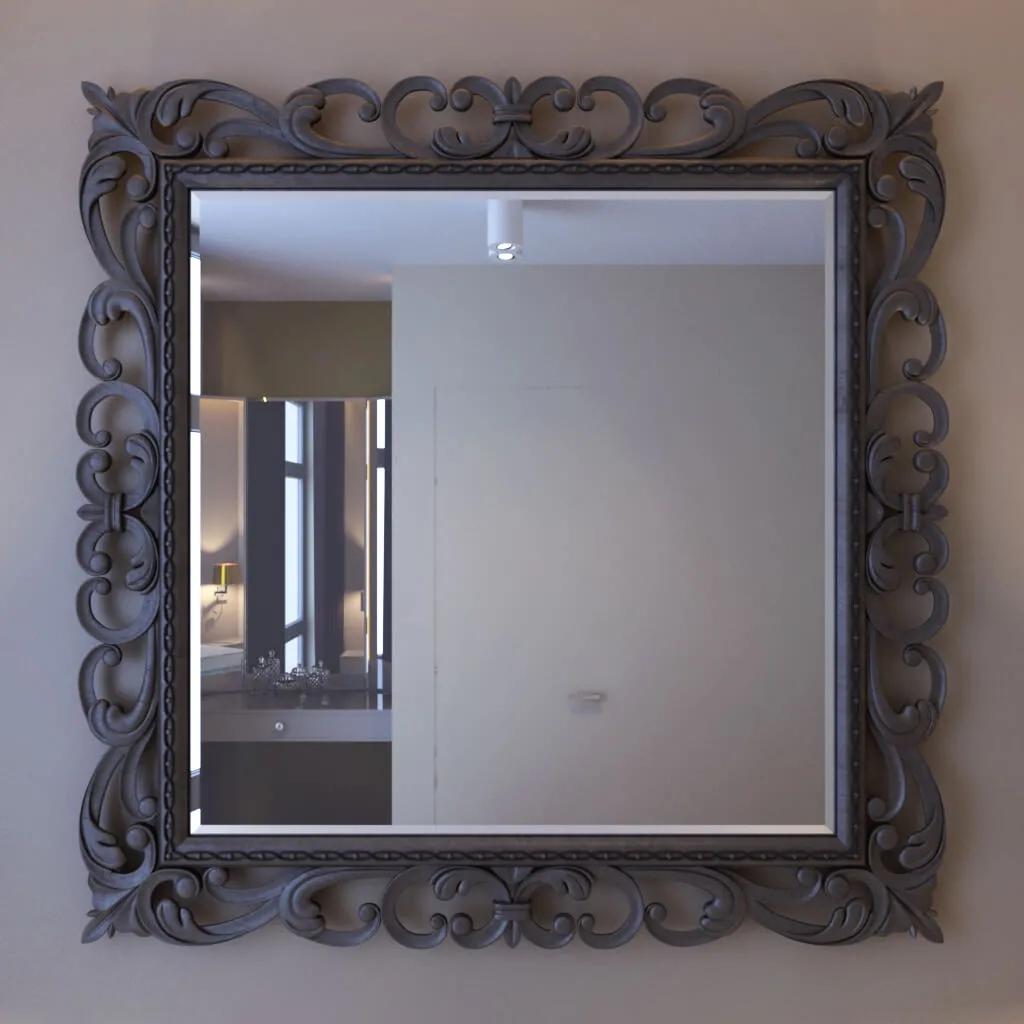 decoration – Cheltenham Square mirror 3ds Max
