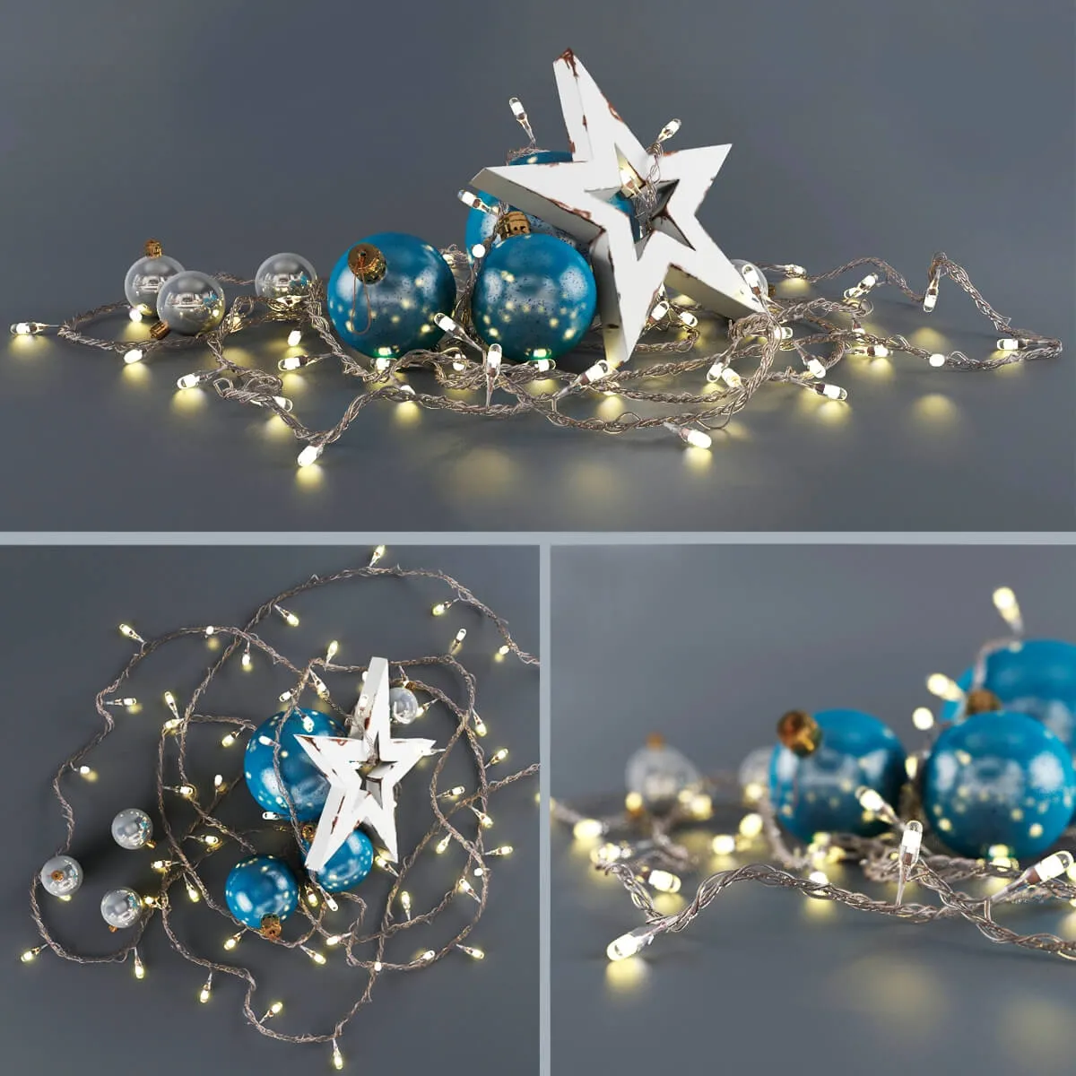 decoration – Christmas set 62 3ds Max