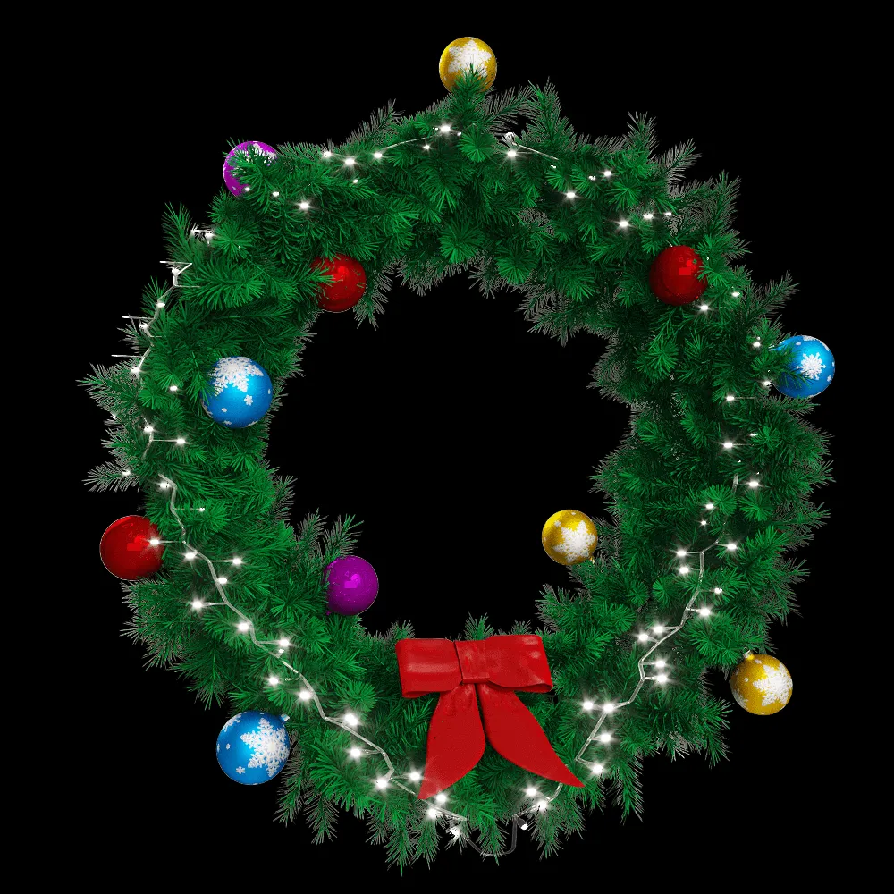 decoration – Christmas wreath 3ds Max