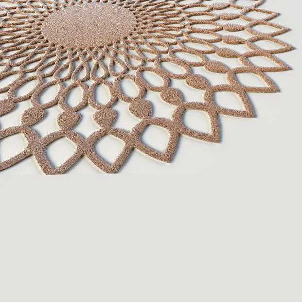 decoration – Circle art rug 3ds Max