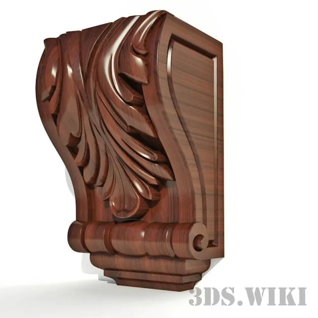 decoration – Classic bracket stucco 3ds Max