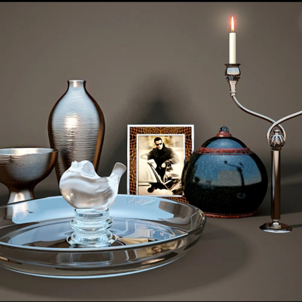 decoration – Classic decorative set 3ds Max