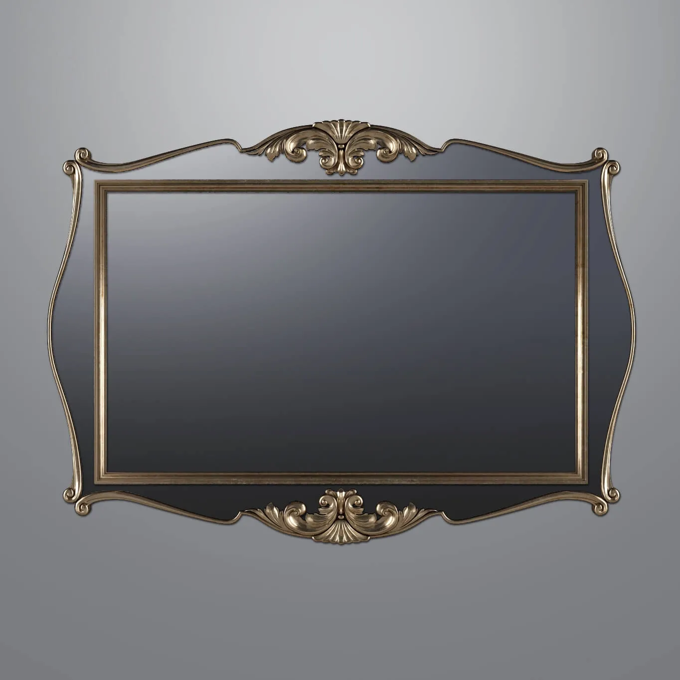 decoration – Classic mirror 3ds Max