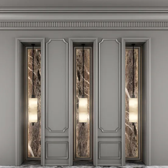 decoration – Classic Wall- Panel 3ds Max