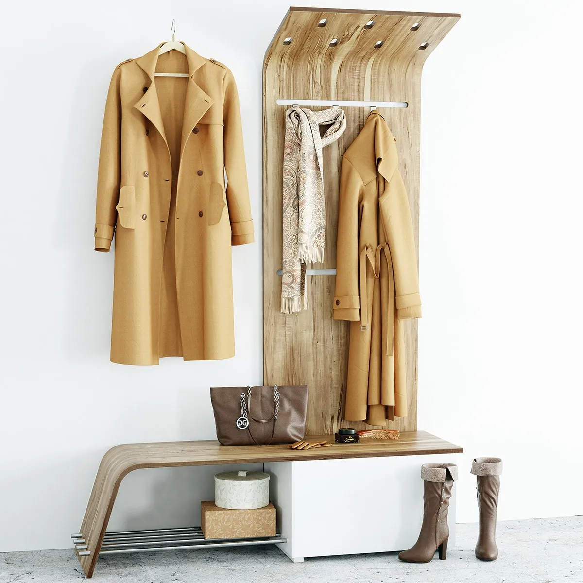 decoration – Coats collection 7 3ds Max