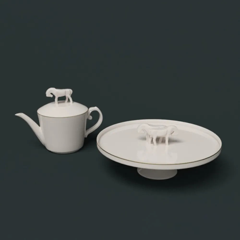 decoration – Coffee and tea items by Zara Home 3ds Max