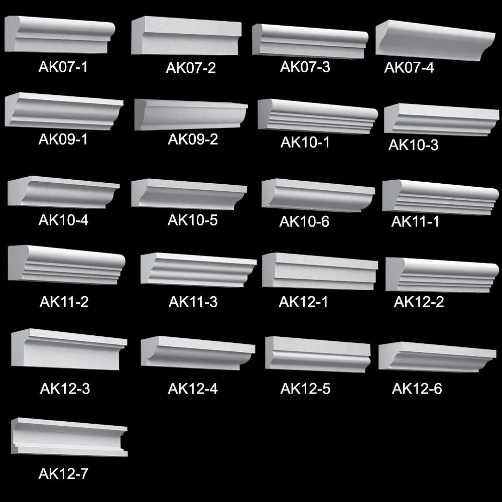 decoration – Collection eaves Arhio® (AK07-AK12) 3ds Max