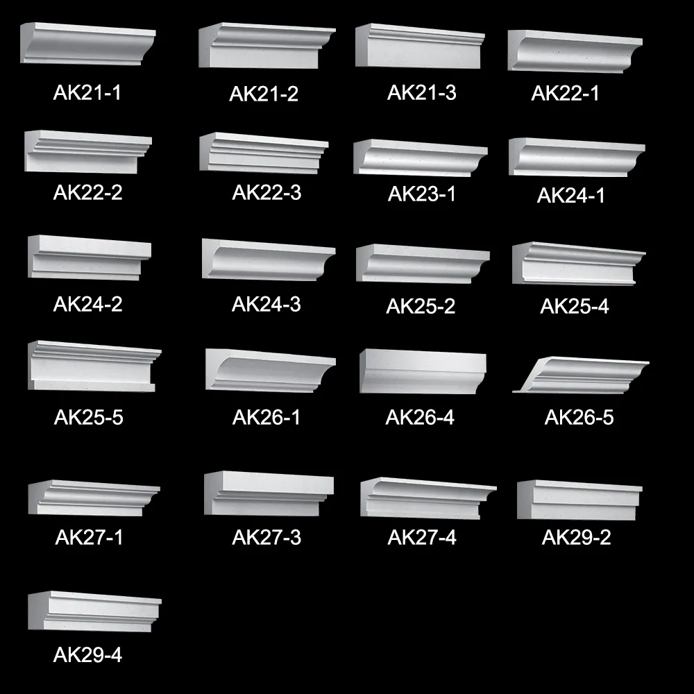 decoration – Collection eaves Arhio® (AK21-AK29) 3ds Max